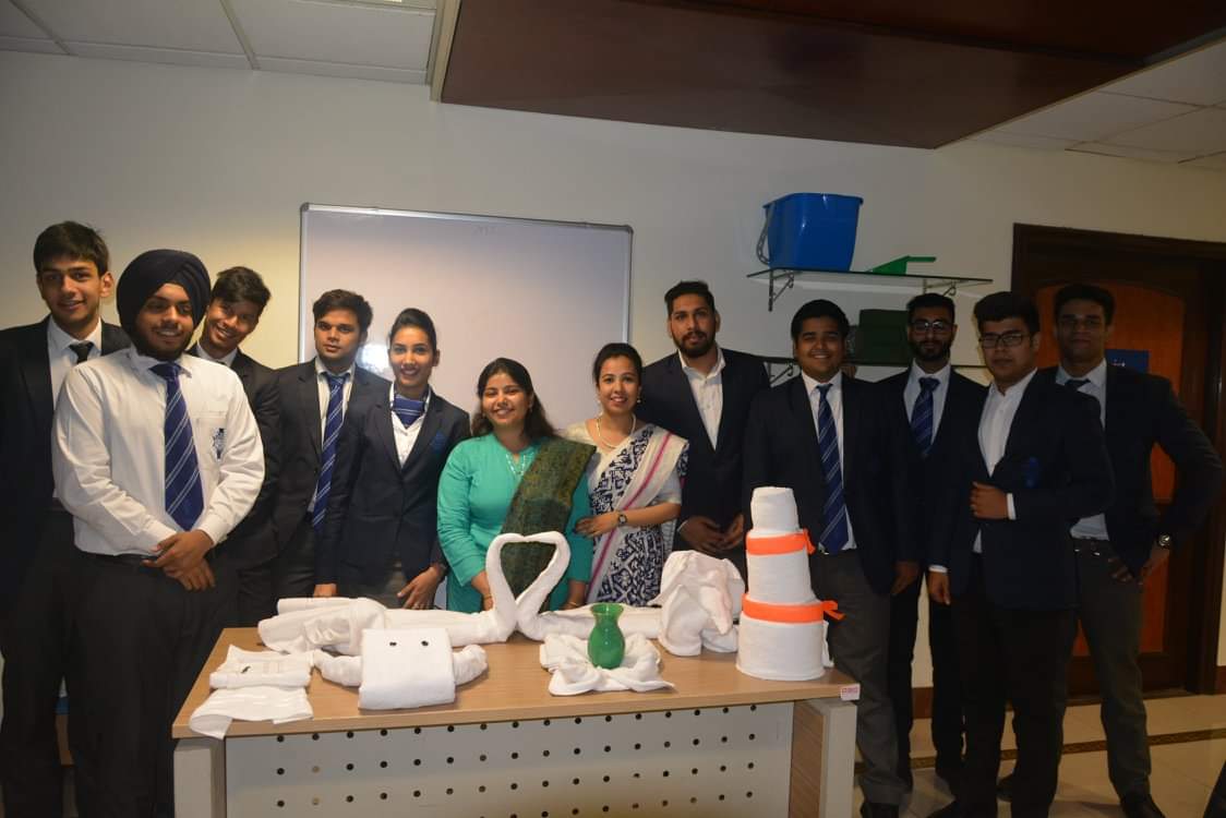 Towel Art Origami Workshop for Students of Le Cordon Bleu School of Hospitality