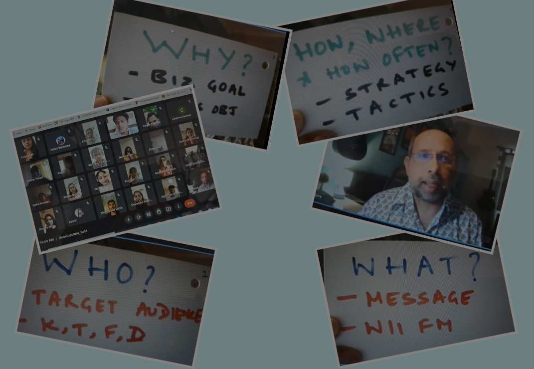  Webinar 1 on Sep 8th by Mr. Nikhil Dey, Executive Director, AdFactorsPR. 