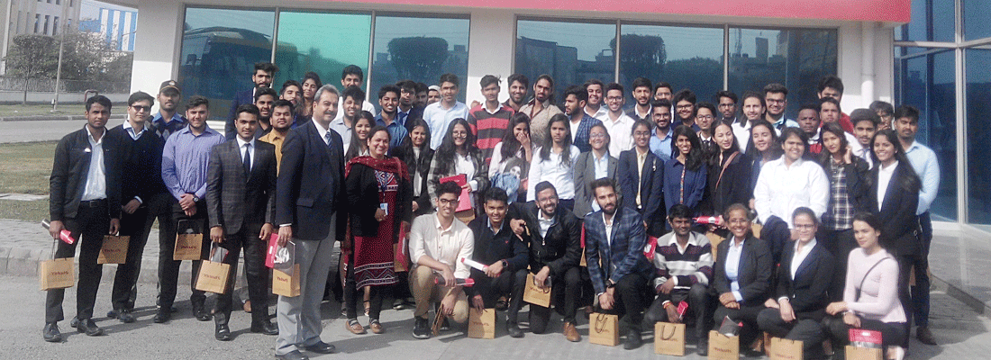School of Engineering, GD Goenka University organized Industrial Visit to Network Bulls
