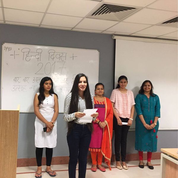 School of Education, G D Goenka University celebrated Hindi Diwas on September 14, 2017