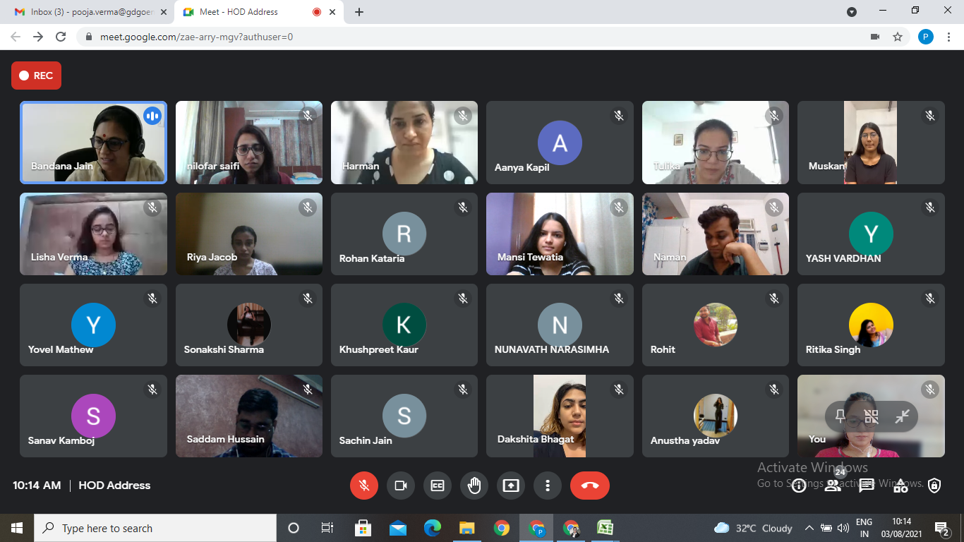 Students and Faculty members of GD Goenka School of Architecture & Planning