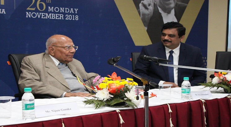 Senior Lawyer, Ram Jethmalani visited GD Goenka University on National Law Day Celebration.