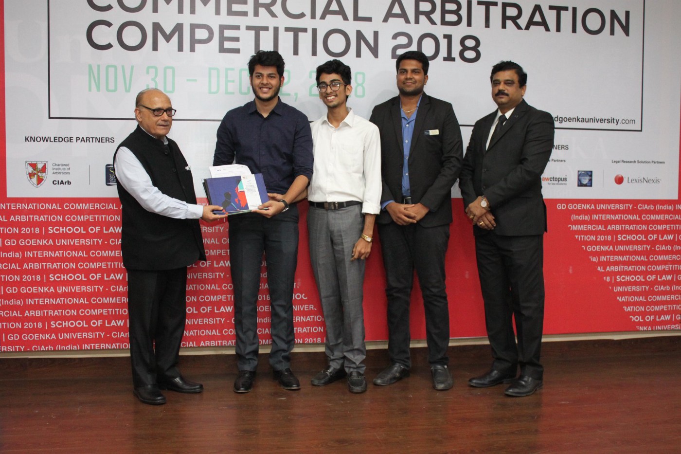 Islamic Azad University, Iran wins GD Goenka – ClArb (India) International Commercial Arbitration Competition, 2018