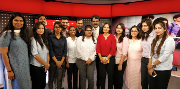 Students of G D Goenka University participated in a Panel Discussion on ‘New Face of Higher Education in India (HECI)’ aired on Rajya Sabha T.V
