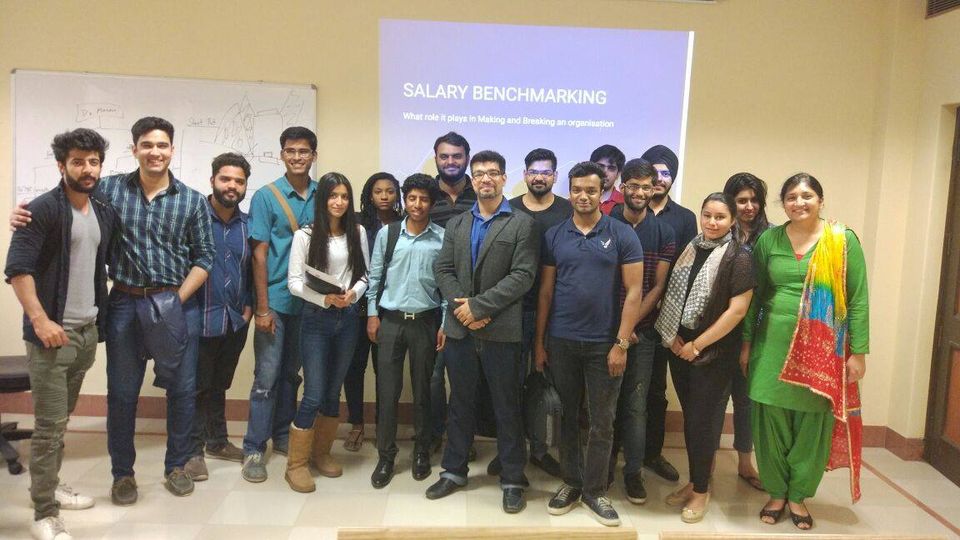 Guest Lecture on Salary Benchmarking Conducted on 9TH March 2017