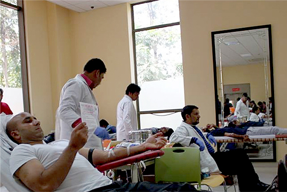 GD Goenka University organizes blood donation camp in campus