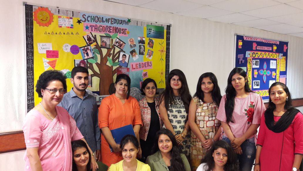 School Of Education Organizes Inter House Bulletin Board Decoration Competition