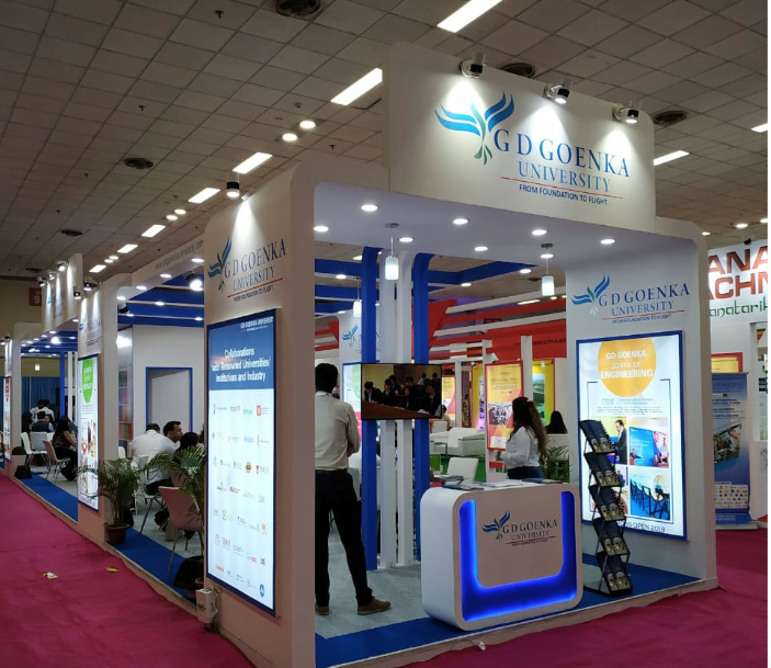 Students of Le Cordon Bleu School of Hospitality GD Goenka University at Aahar, International Food Fair at Pragati Maidan