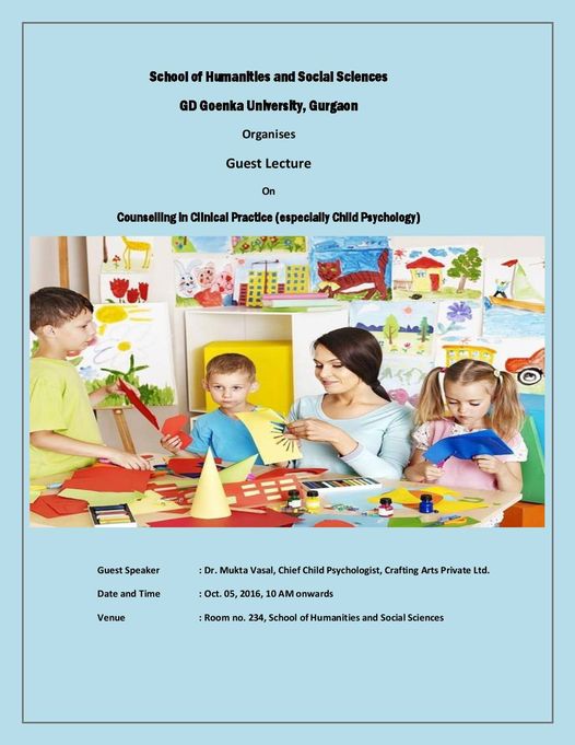 Guest lecture on counselling in clinical practice  (especially child psychology)