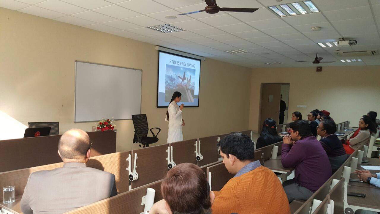 Guest Lecture for Faculty Members on De-Stressing and Wellness