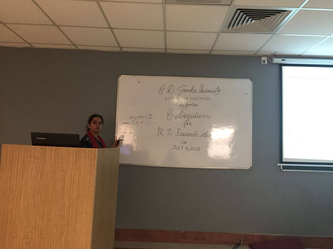 Research Colloquium for Ph. D Scholars organized at School of Education