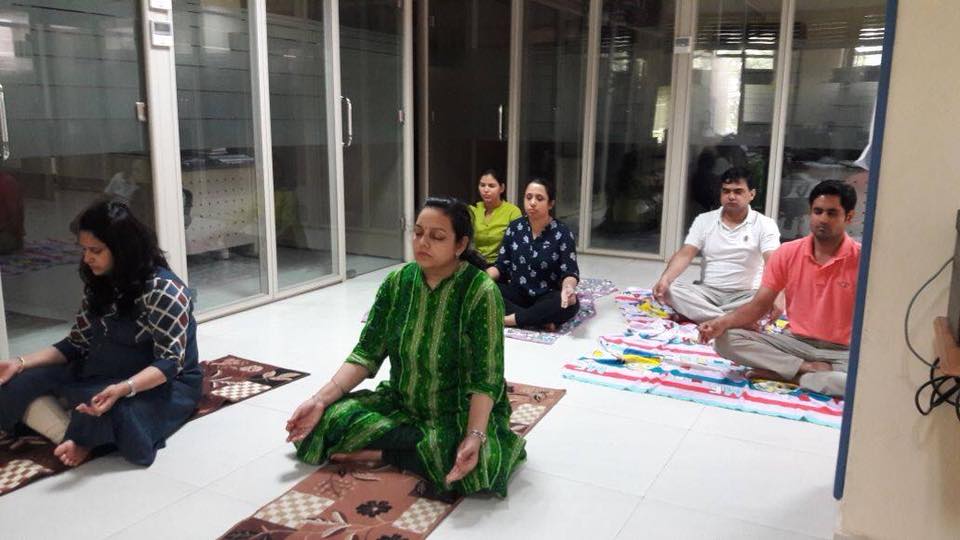 Yoga Session for School of Engineering Faculty