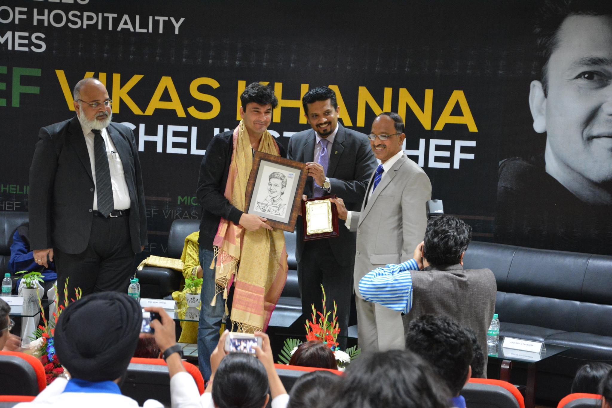 Chef Vikas Khanna launches his Biography “Buried Seeds” at GD Goenka University