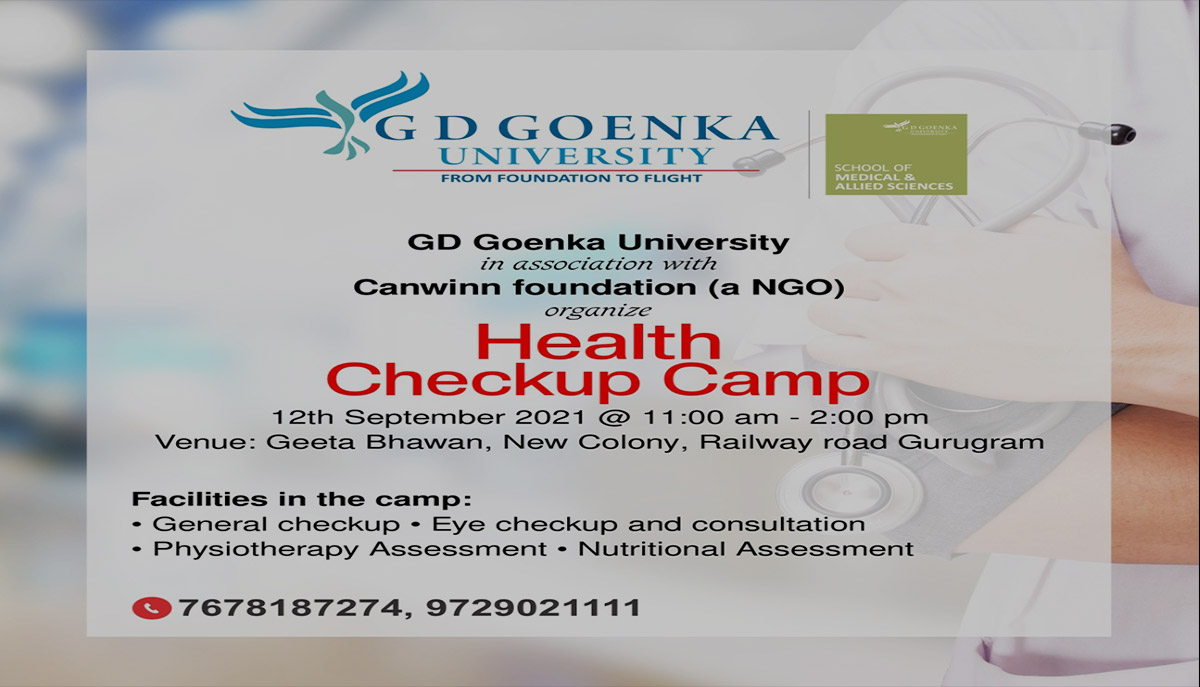 Physiotherapy Camp 12 Sept 2021 Gurgaon