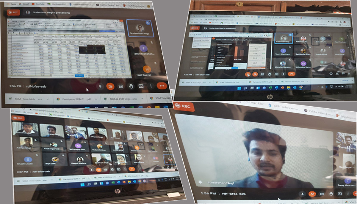 Report On Webinar On Cmie Prowess Data 