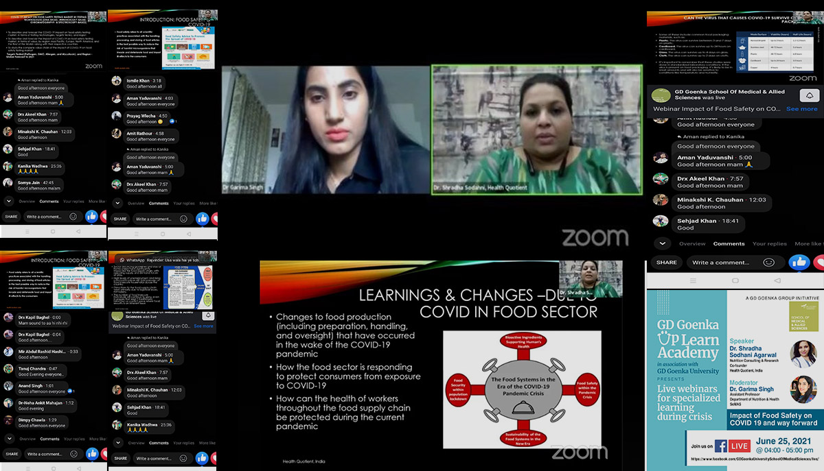 Impact of food safety on COVID 19 and way forward