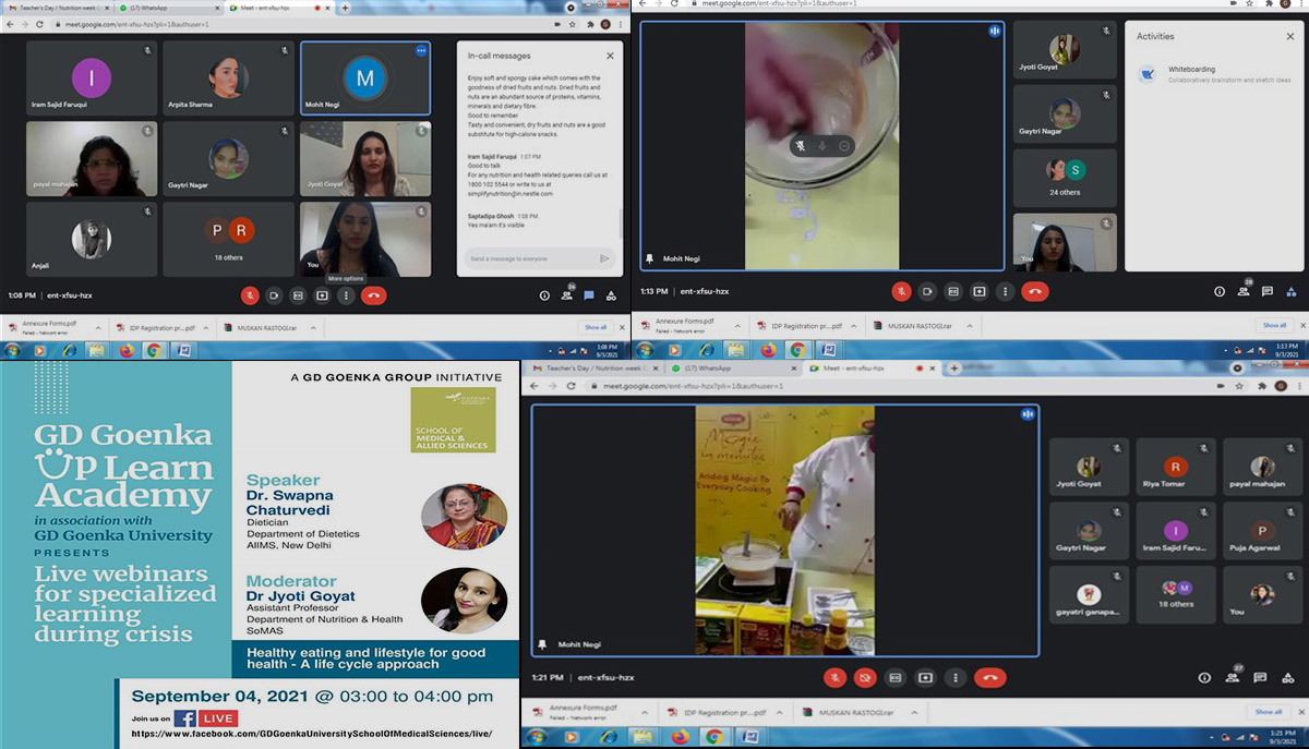 Nestle workshop by Department of Nutrition & Health 