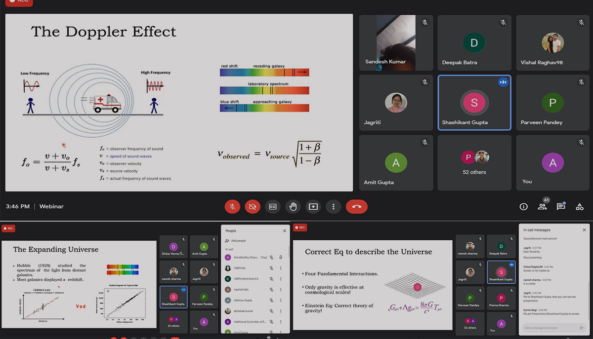 How fast is the Universe Expanding: The Hubble Tension!’  30 July 202