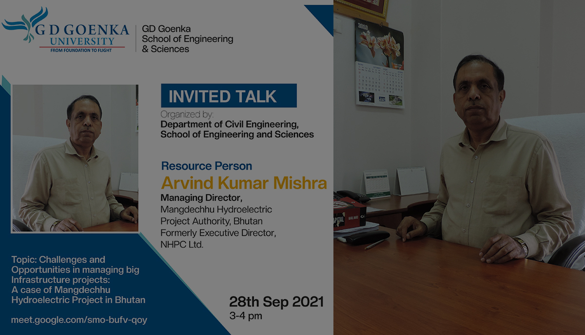 Invited Talk on: 'Challenges and Opportunities in managing big Infrastructure projects