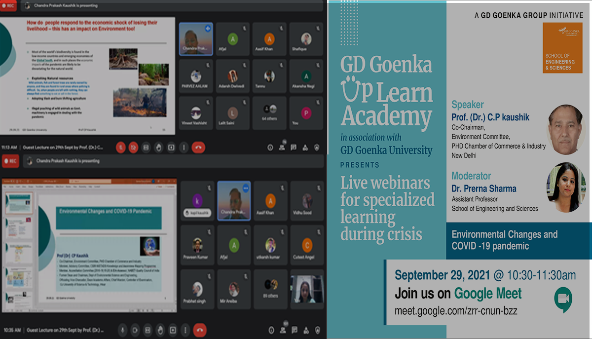 Environmental Changes and COVID-19 Pandemic