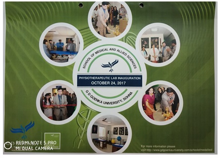 Physiotherapeutic Lab Inauguration