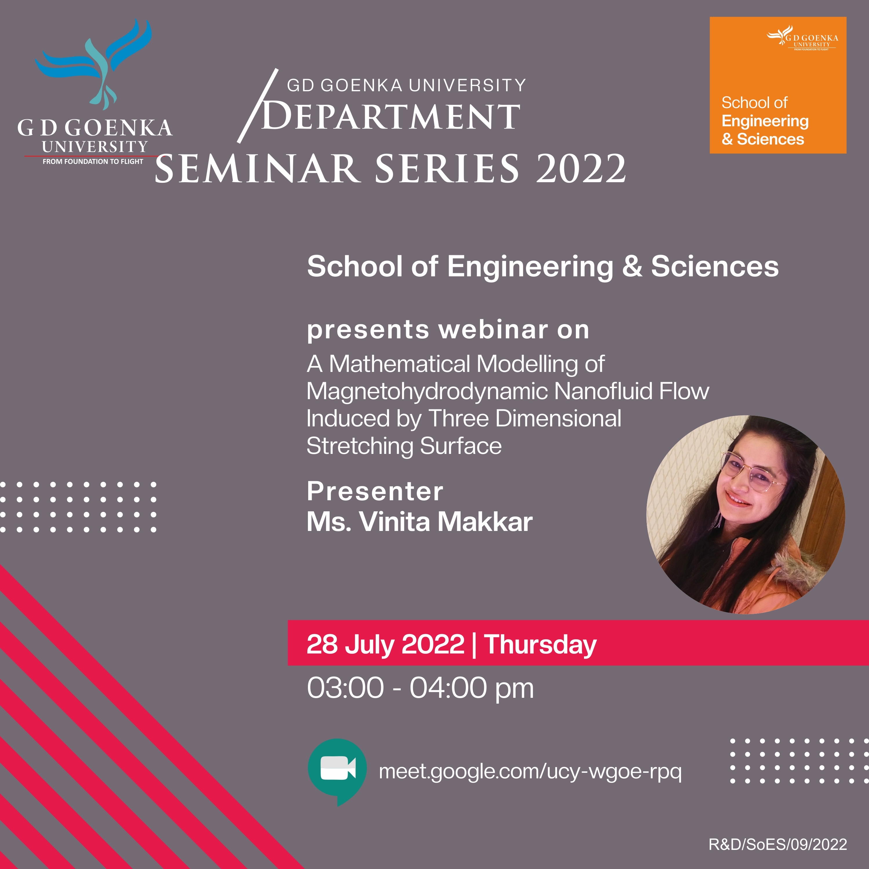 Departmental Seminar Series -SoES