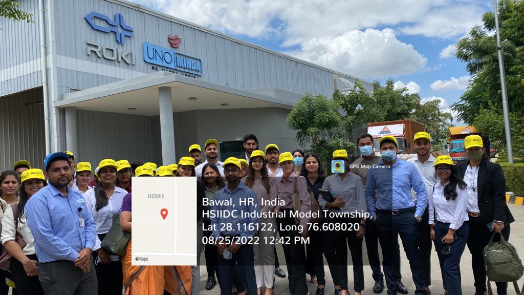 INDUSTRIAL VISIT-SCHOOL OF MANAGEMENT 25th August 2022