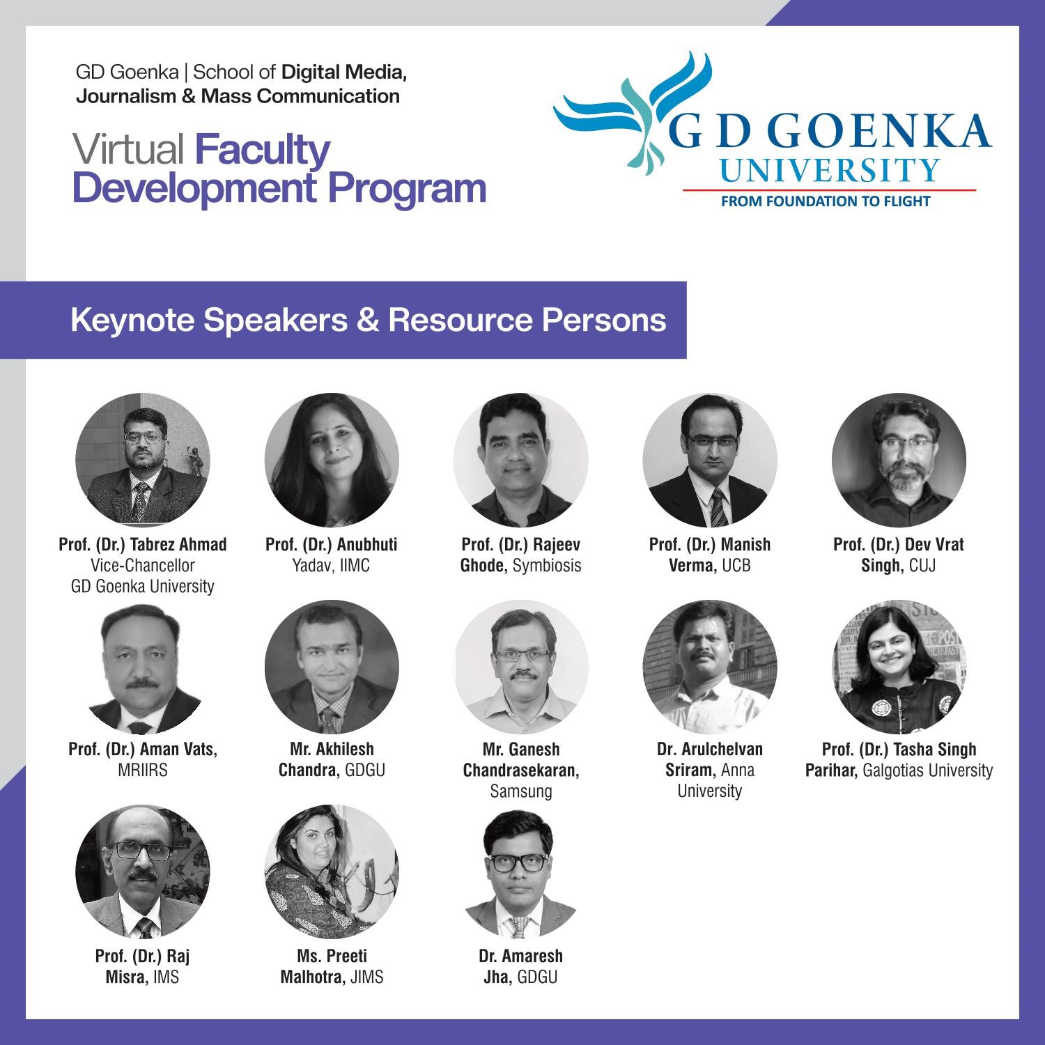 FDP on Design and Development of Outcome based Digital Media Curriculum