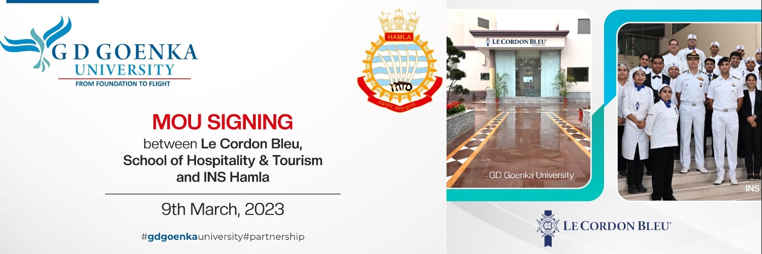 MoU Signing between Le Cordon Bleu, School of Hospitality and Tourism and INS Hamla