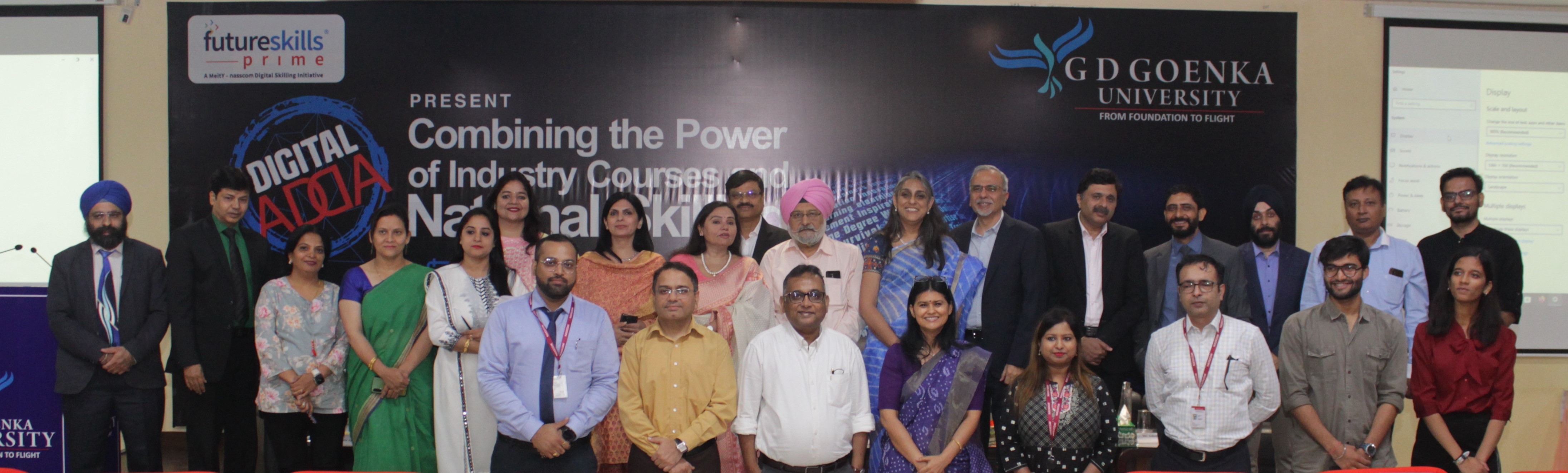 Panel Discussion on “Combining the power of Industry Courses and National  Skilling”