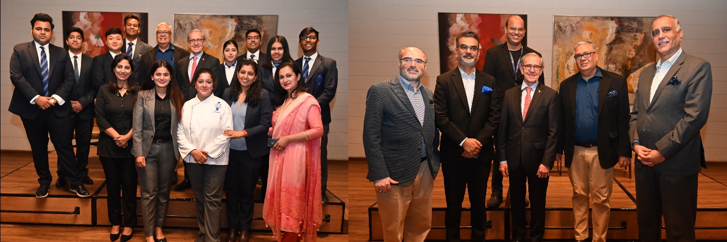 Welcoming Monsieur Andre Cointreau 