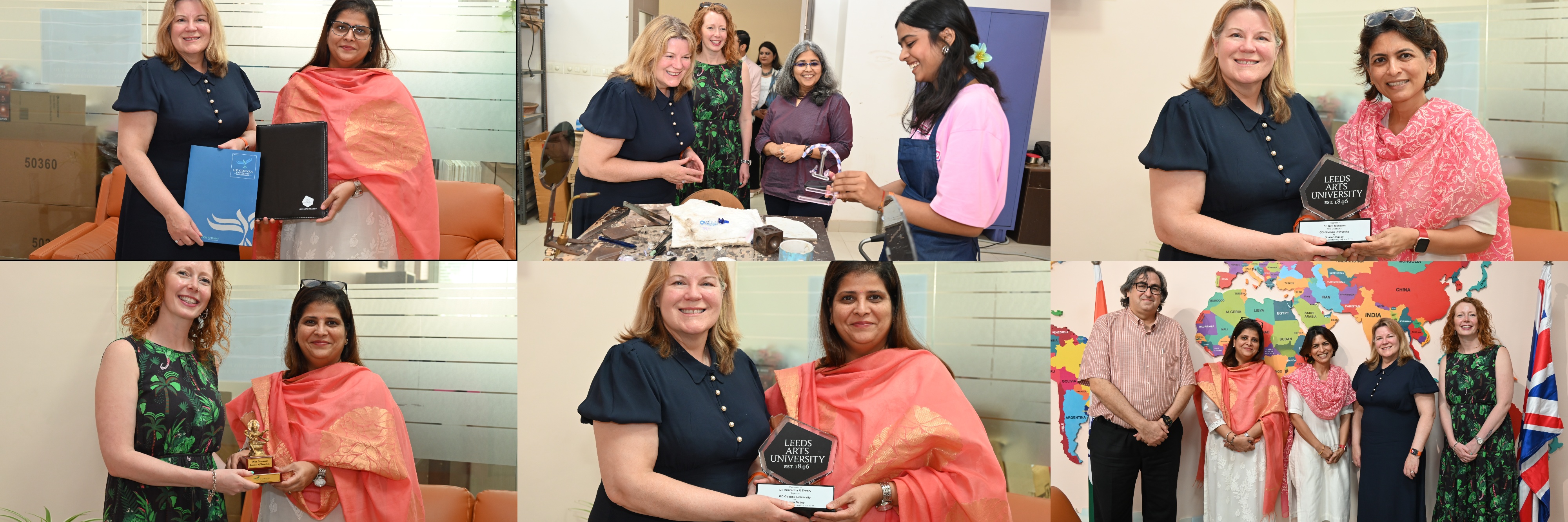 Signed (MoU) with Leeds Arts University