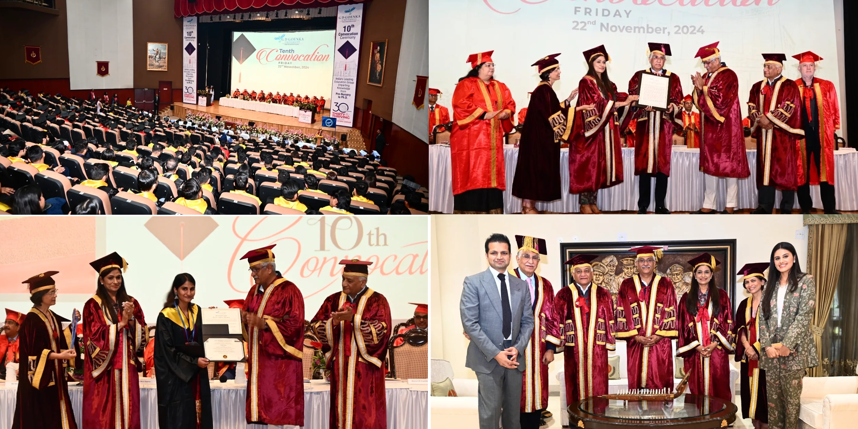 10th Convocation of GD Goenka University 2024