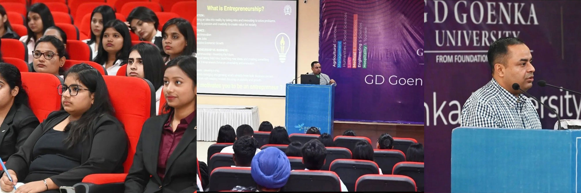 Entrepreneurship Workshop by the E-Cell, GD Goenka University