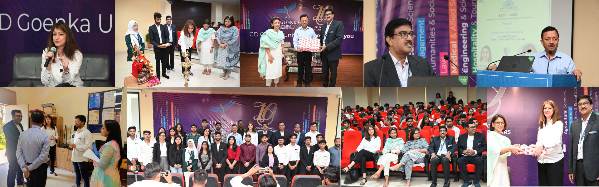 AVISHKAR Centre of Innovation and Incubation at GD Goenka University successfully hosted ASIC 2025